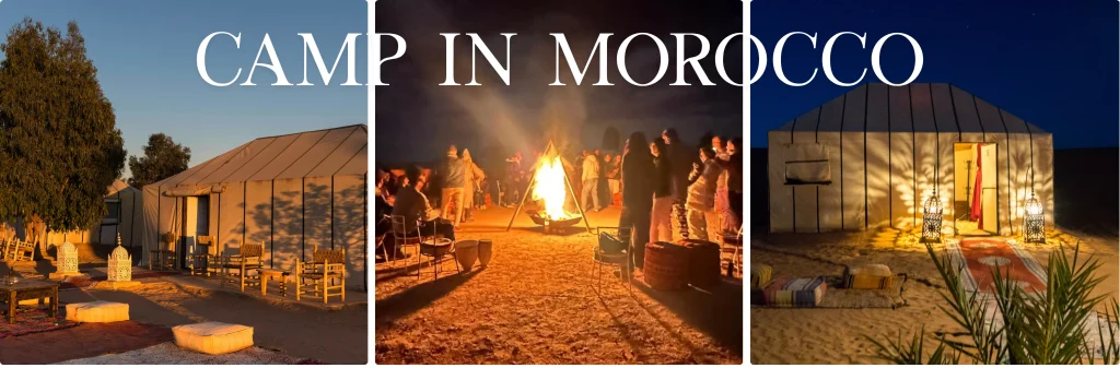 Sleeping in a Desert Camp